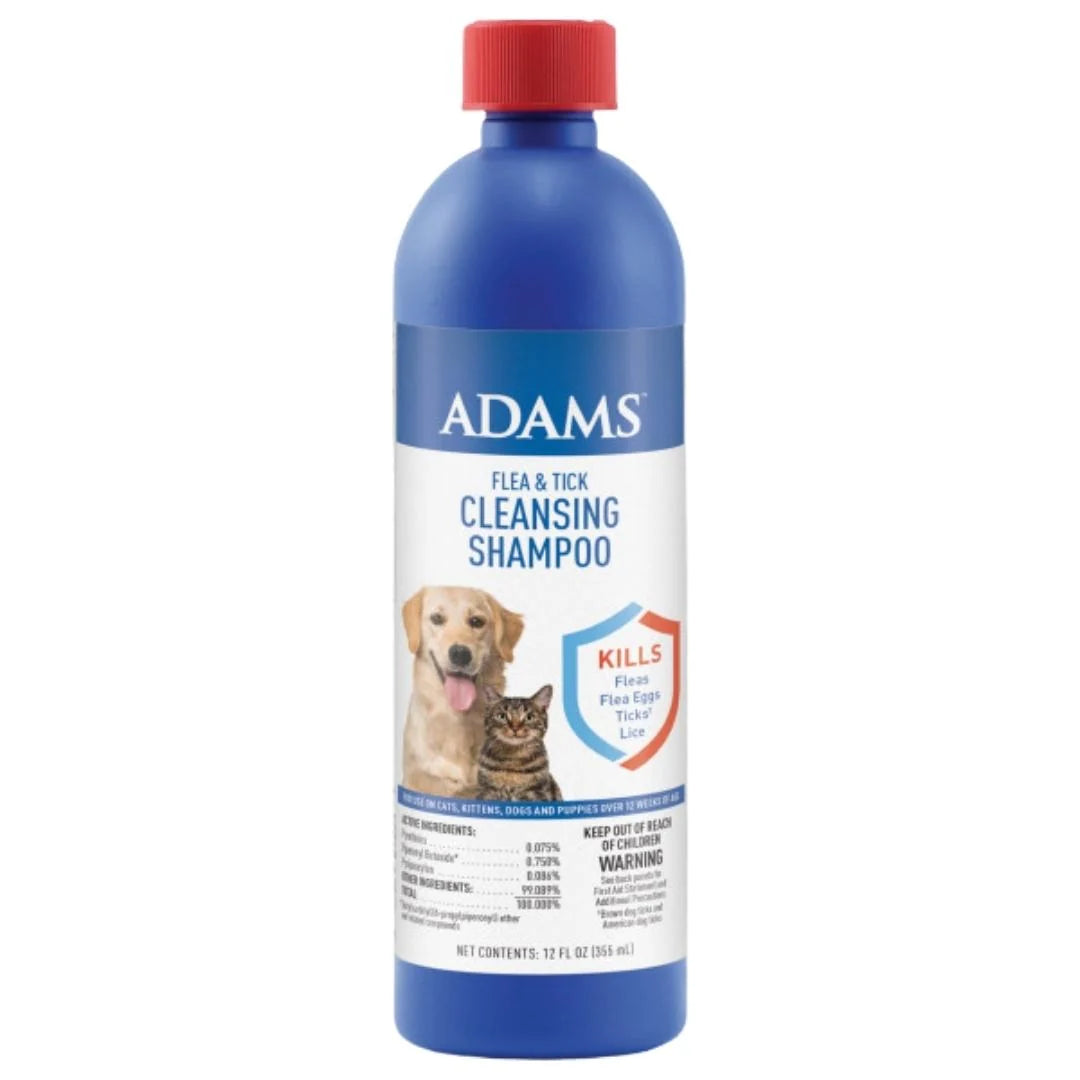 Flea Tick Cleansing Shampoo Clear, 1Ea/12 Oz