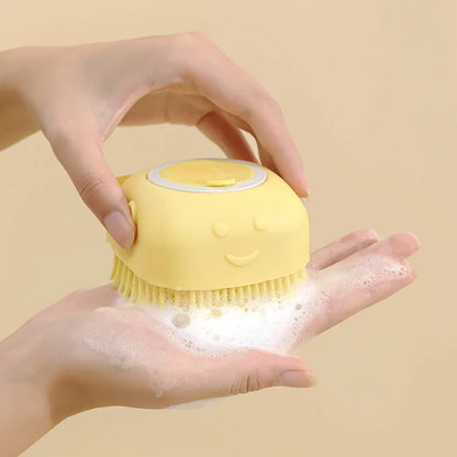 Pet Dog Silicone Bath Brush Cleaning Care Baby Bath Massage Brush Dog Brush Shampoo Massager Bath Brush Pet Supplies